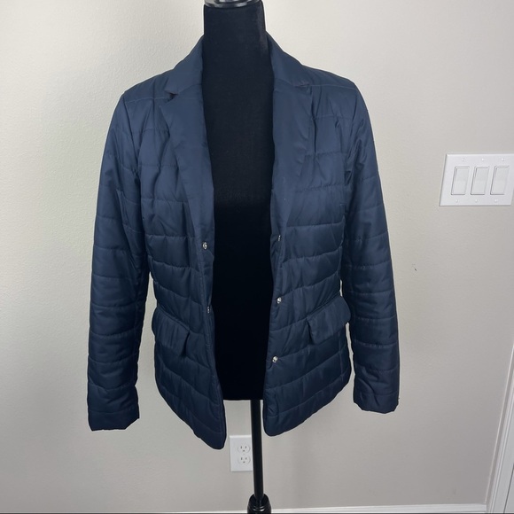 Tommy Hilfiger Women’s Navy Button down Demi season Jacket size M - Picture 2 of 12